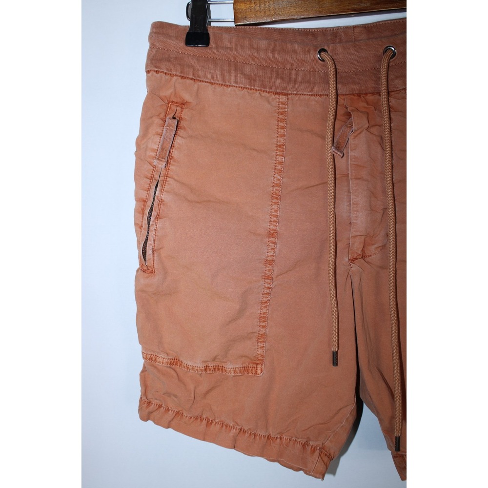 James Perse Men's Size 0/XS Orange Zipper Pocket Shorts - Picture 2 of 8